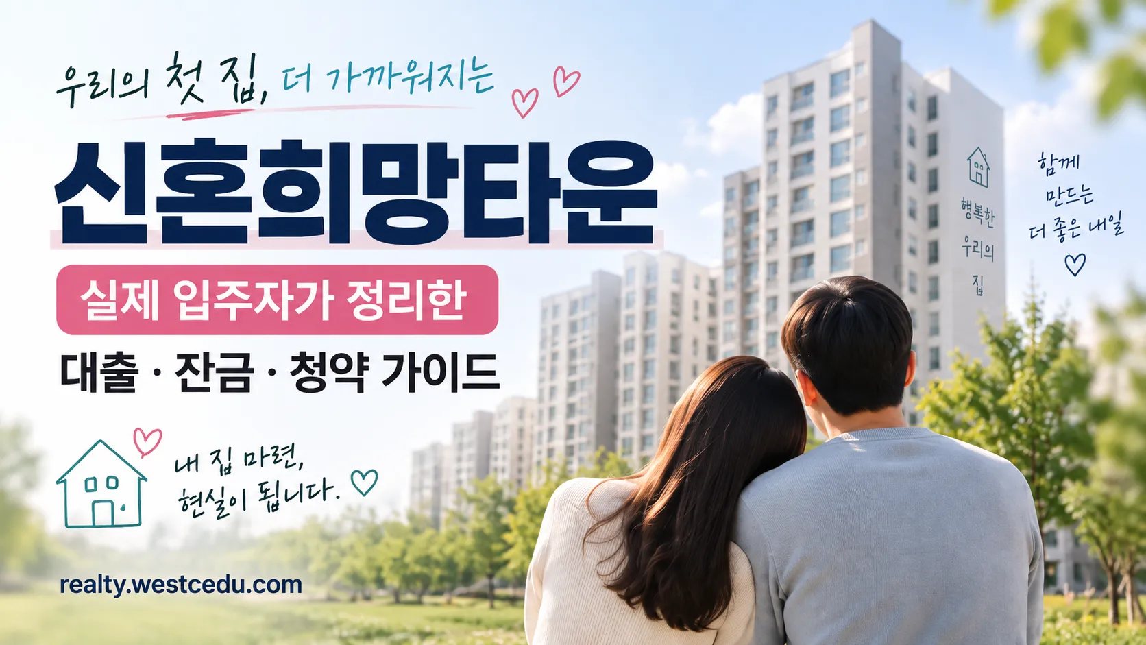 신혼희망타운 대출 실제 입주자 모기지 잔금 가이드