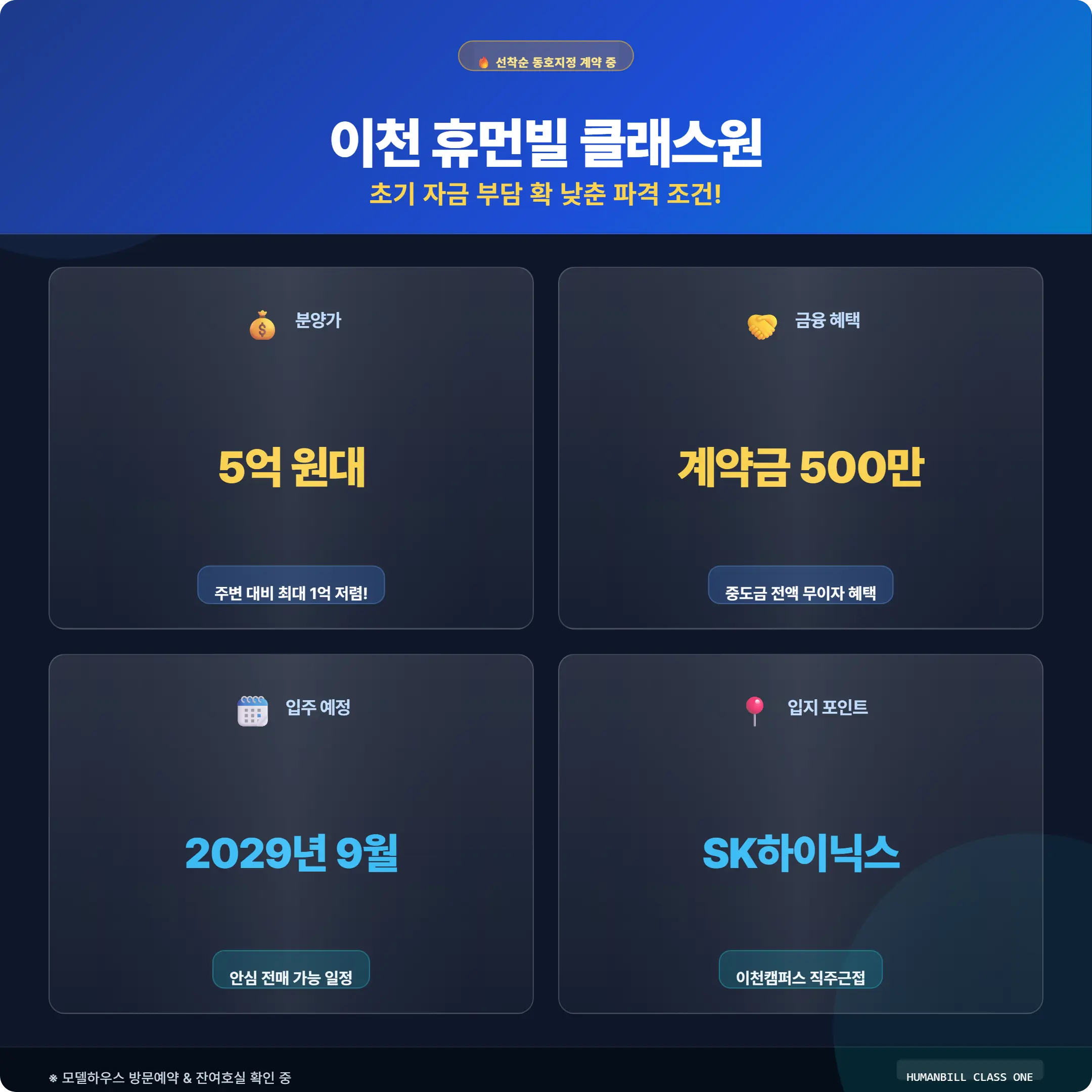 이천 휴먼빌 클래스원: 500만원 계약금, 주변보다 1억 낮은 분양가 분석
